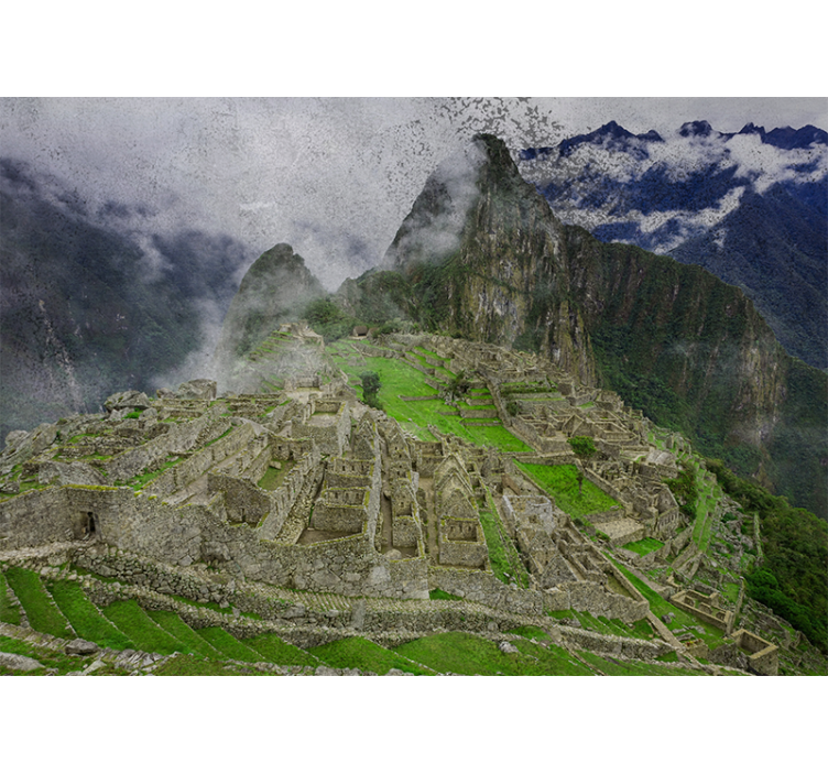 Fototapeter städer och länder machu picchu ruiner - Tenstickers