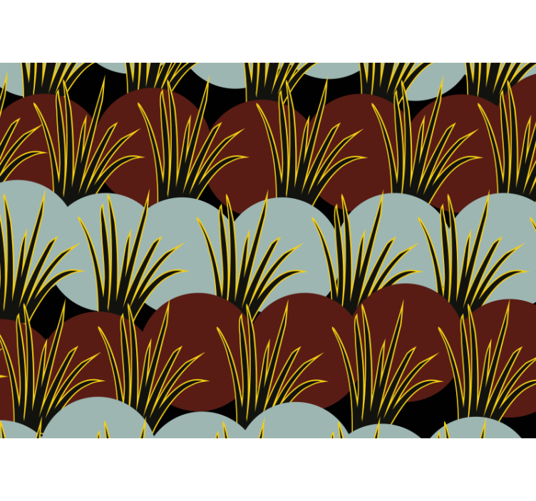 Färgstark djungelskog fototapeta - Tenstickers