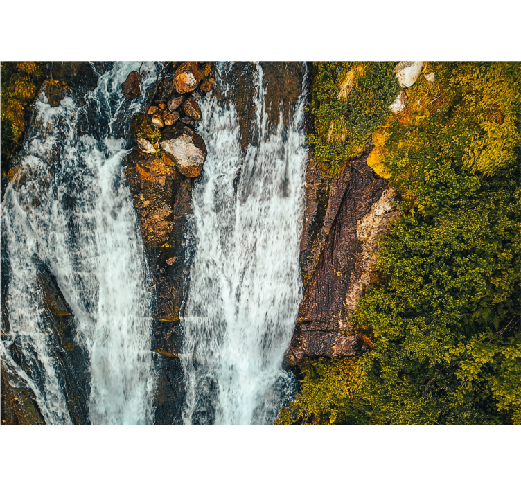 Fototapeter vattenfall grand cascade landskap - Tenstickers