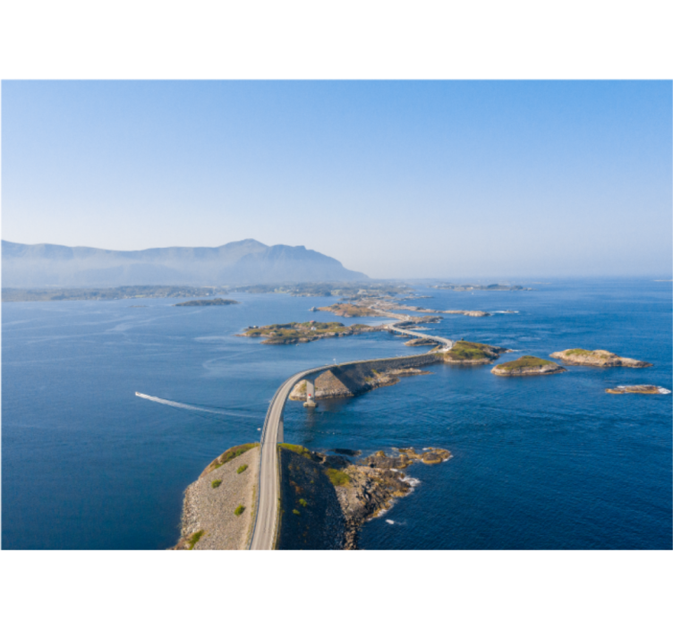 Atlantic road norge fototapeta - Tenstickers