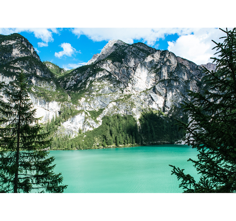 Fototapeter landskap grand mountain panorama - Tenstickers