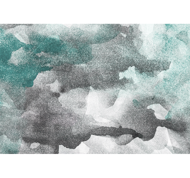 Fototapeter abstrakt texturerade grå vågor - Tenstickers