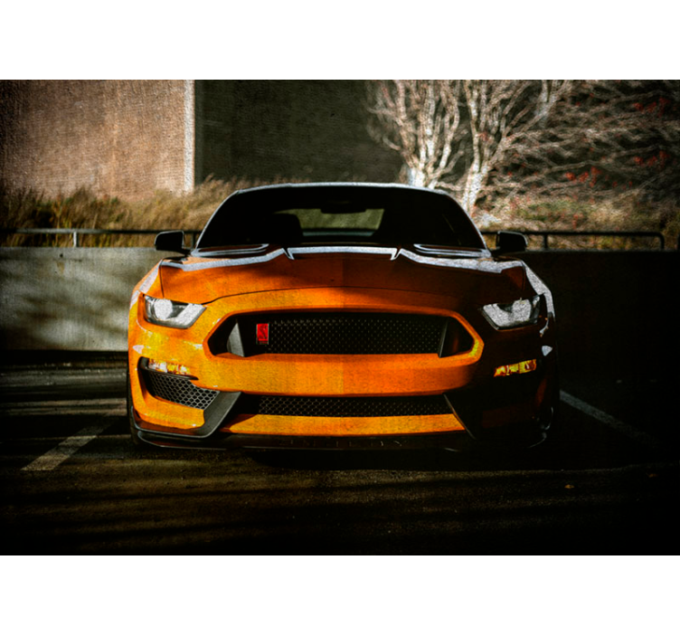 Fototapeter fordon snygg muscle car - Tenstickers