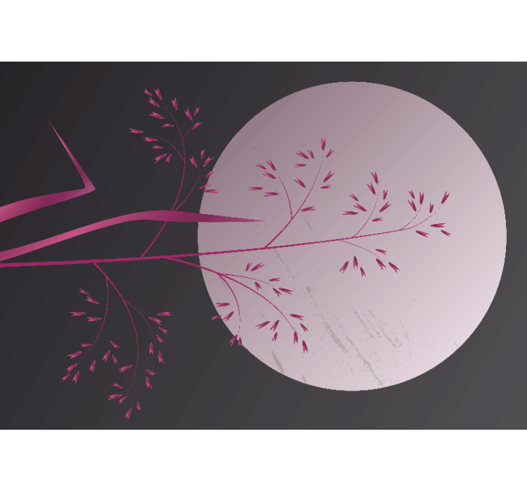 Vacker design av japanska blommor fototapeta - Tenstickers