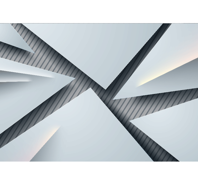 Fototapeter abstrakt geometriska lagerformer - Tenstickers