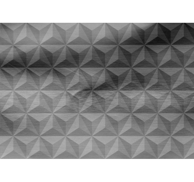 Grå spikar med skuggor 3d fototapeta - Tenstickers