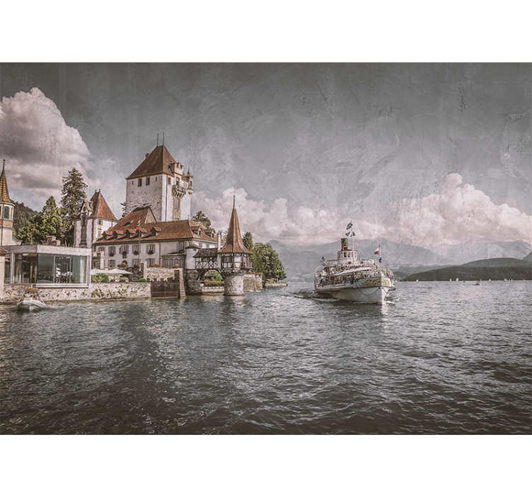 Fototapeter städer och länder fästningslandskap - Tenstickers