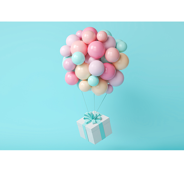 3d ballonger och fototapeter för barn för närvarande - Tenstickers