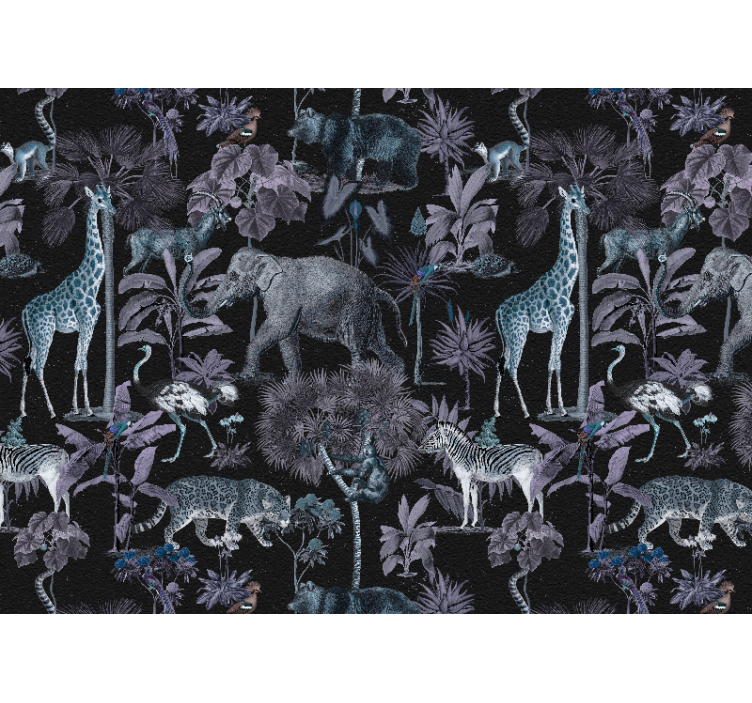 Fototapeter djur vildmarkssafari landskap - Tenstickers