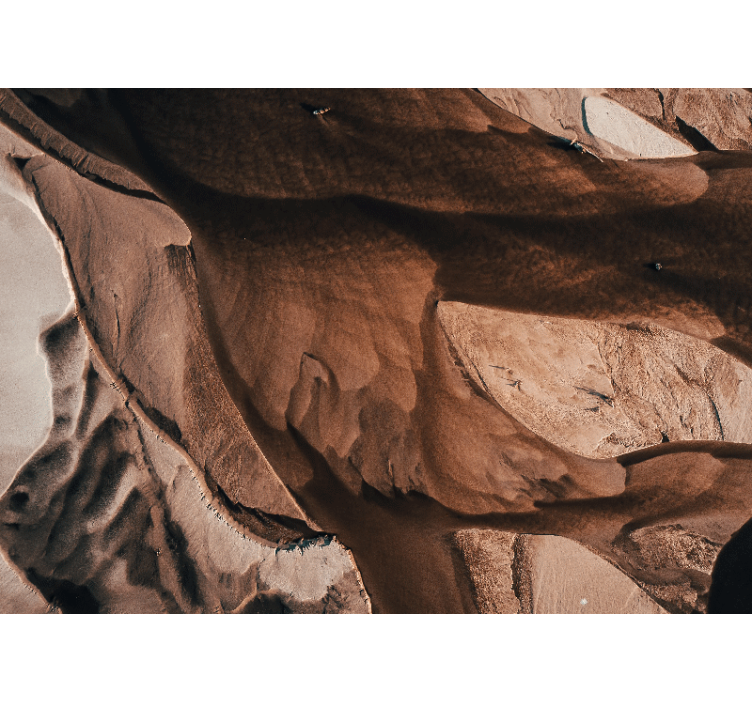 Fototapeter abstrakt texturerade sandmönster - Tenstickers