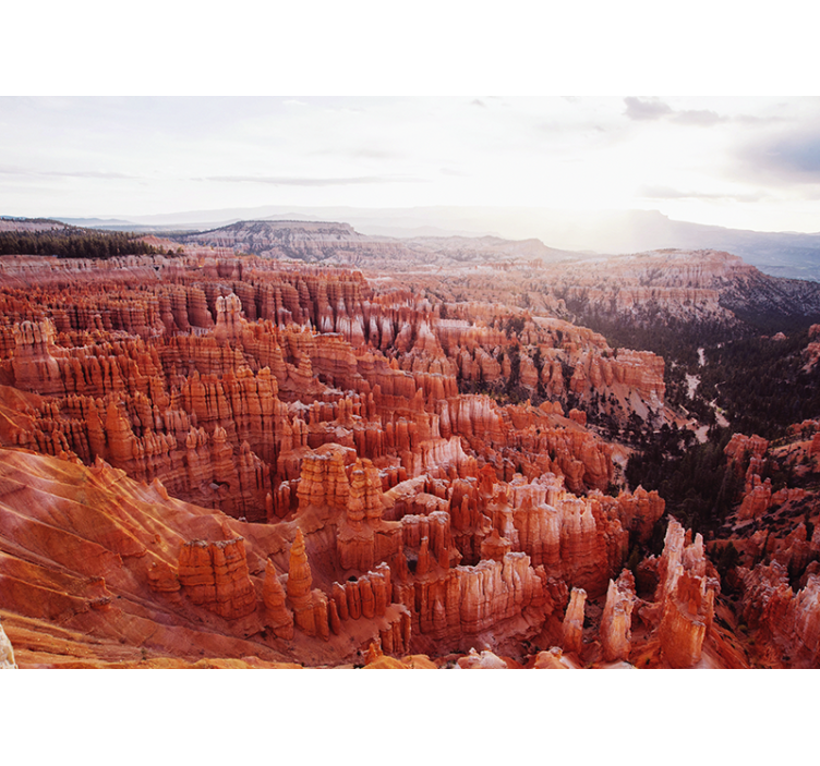 Fototapeter landskap bryce canyon utsikt - Tenstickers