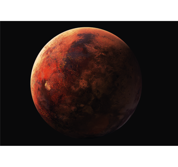 Fototapeter rymden mars planetytan - Tenstickers