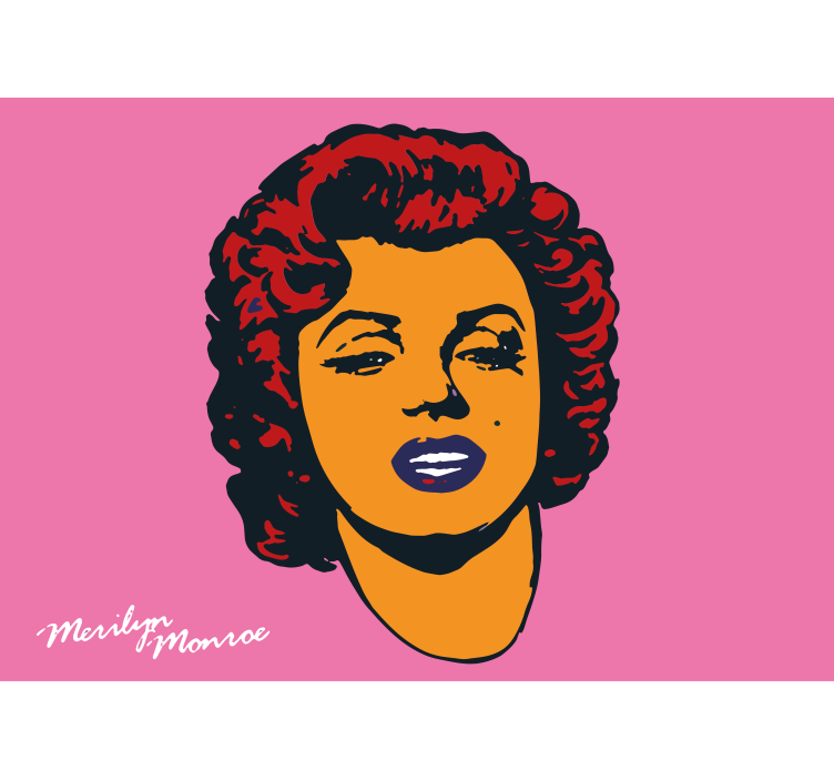 Fototapeter personer marilyn monroe porträtt - Tenstickers