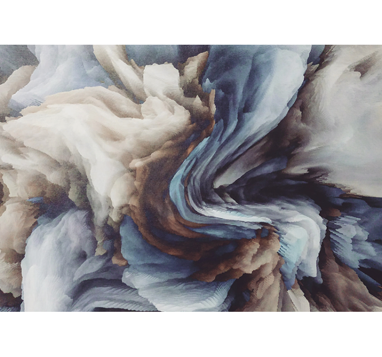 Fototapeter abstrakt virvlande texturmönster - Tenstickers