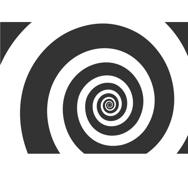 Fototapeter abstrakt spiral illusion design - Tenstickers