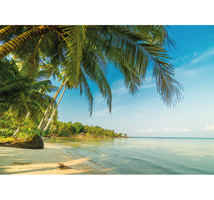 Fototapeter natur fridfull strandscen - Tenstickers