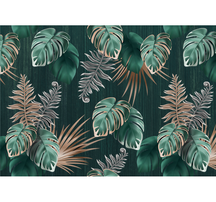 Fototapeter natur tropiska blad inspirationer - Tenstickers