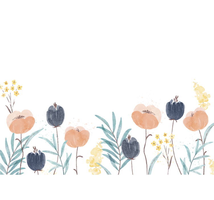 Fototapeter blommor underbar blomkomposition - Tenstickers