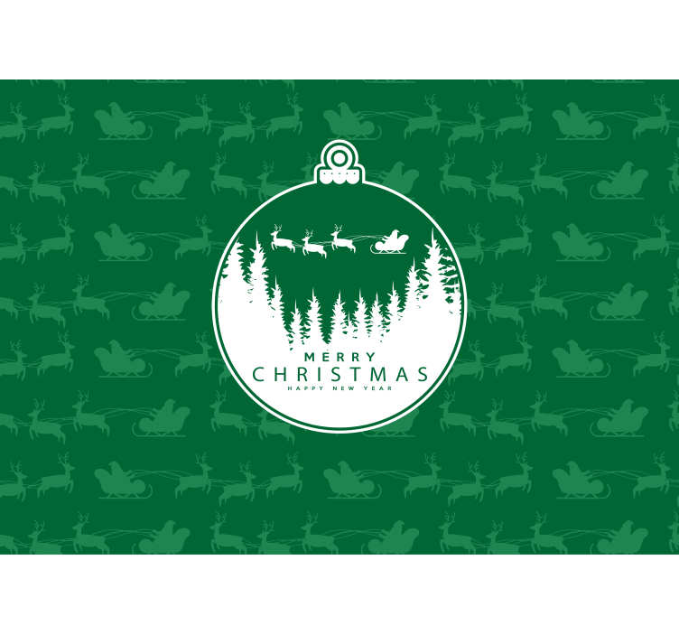 Fototapeter med julmotiv glädjefull vinterlandskap - Tenstickers