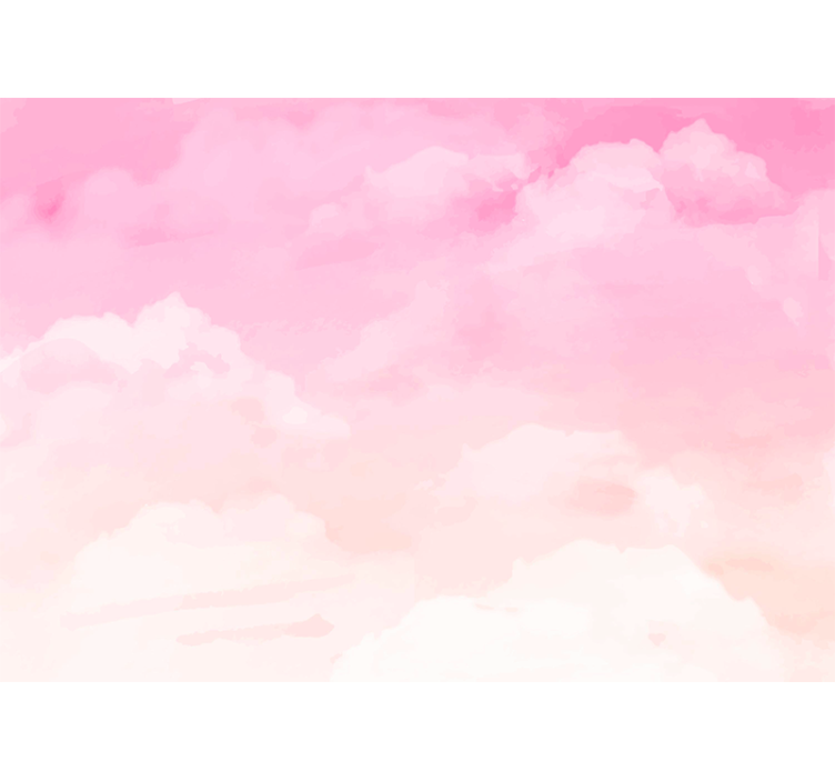 Rosa pastellhimmel bakgrund tonårig fototapeter - Tenstickers