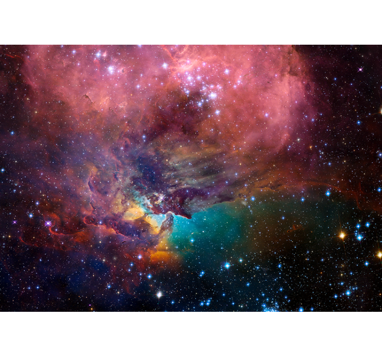 Fototapeter rymden kosmisk nebulascen - Tenstickers