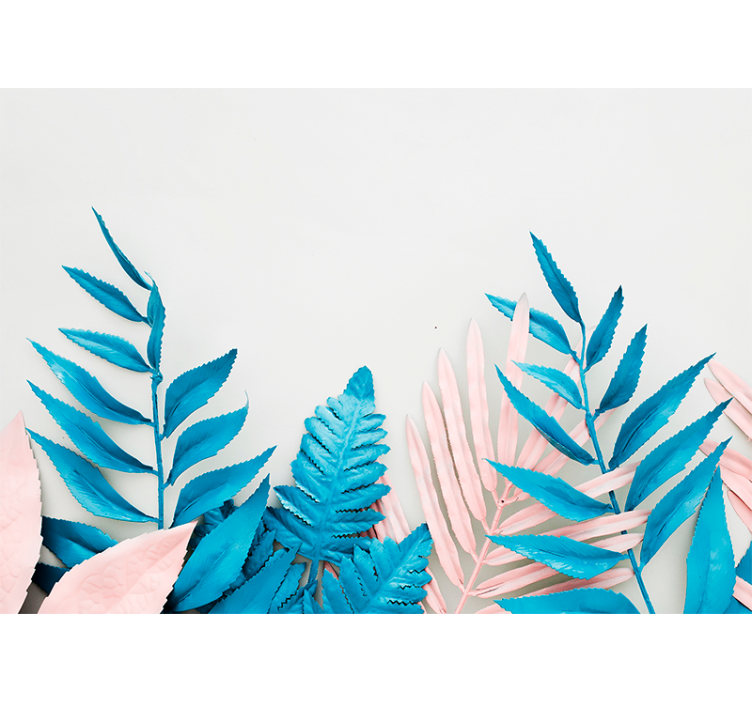 Fototapeter natur tropisk bladdesign - Tenstickers