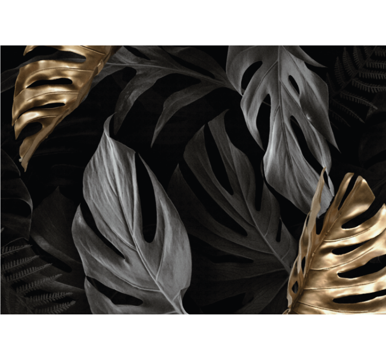 Fototapeter natur tropiska bladkoncept - Tenstickers