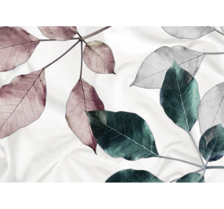 Djungel tropiska blad natur fototapet - Tenstickers