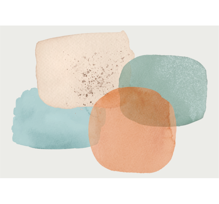 Jordfärger minimalistisk design hall fototapeta - Tenstickers