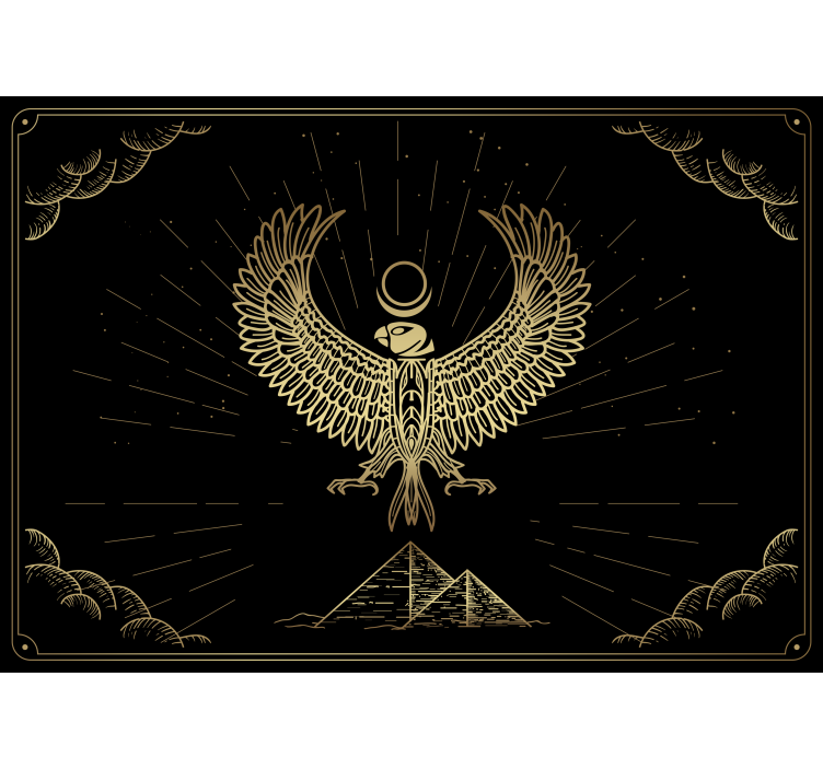 Fototapeter djur Örn emblem design - Tenstickers