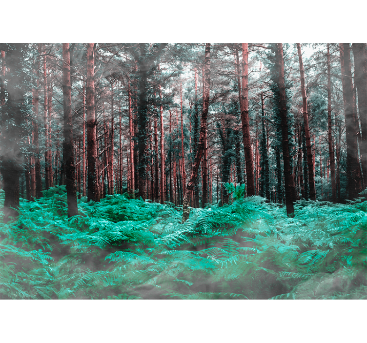 Fototapeter natur lummig grön vildmark - Tenstickers