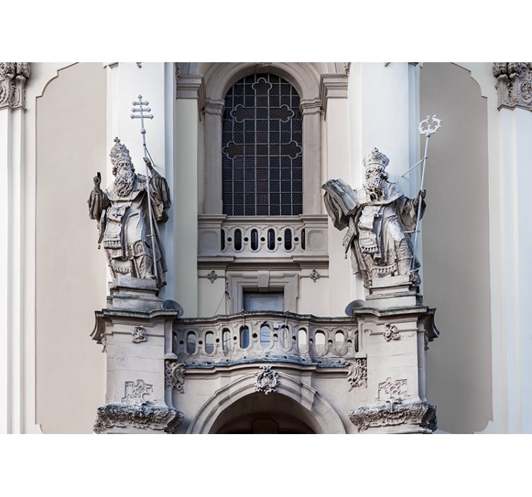 Fototapeter klassisk konst kungastatyer - Tenstickers