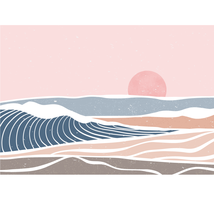 Fototapeter natur fridfull kustscen - Tenstickers