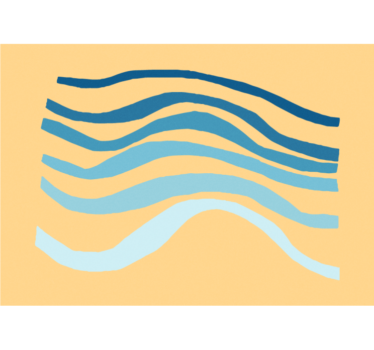 Fototapeter abstrakt vågiga linjer textur - Tenstickers