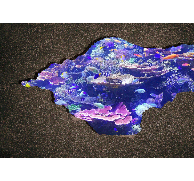 Fototapeter natur korallandskap under vattnet - Tenstickers