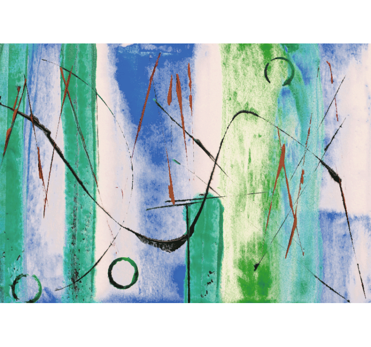 Fototapeter abstrakt dynamiska linjemönster - Tenstickers