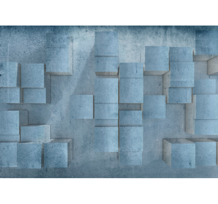 Fototapeter textur och mönster geometriskt blockmönster - Tenstickers