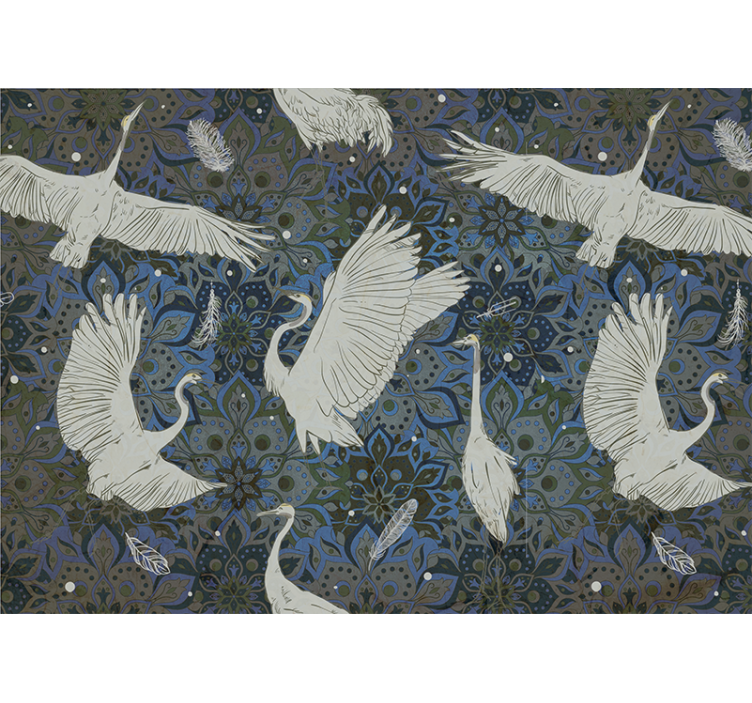 Fototapeter djur elegant tranmotiv - Tenstickers