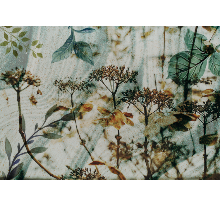 Fototapeter blommor blommigt bladarrangemang - Tenstickers