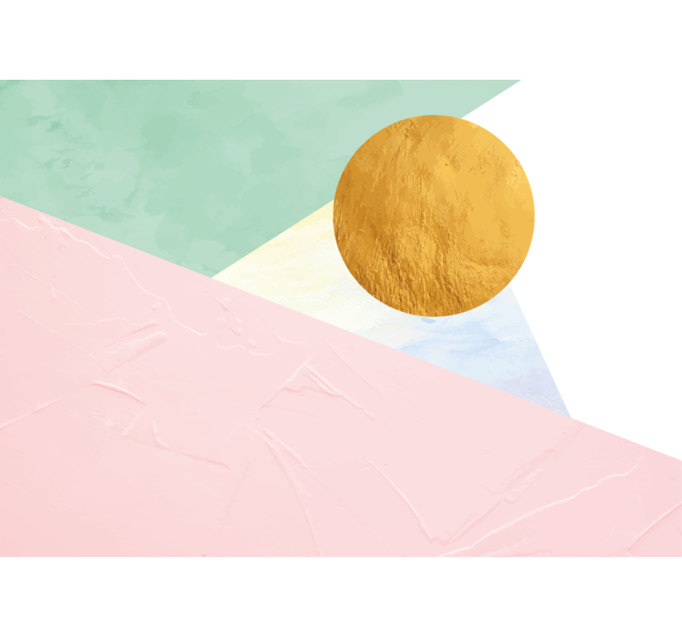 Fototapeter abstrakt eleganta geometriska former - Tenstickers