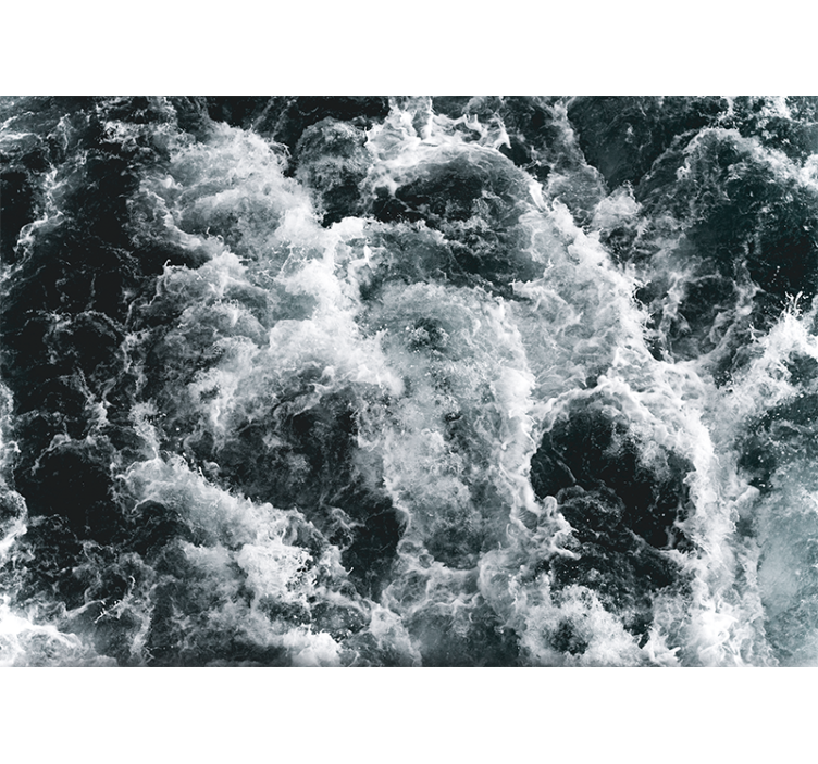 Fototapeter hav vågskvalp i havet - Tenstickers