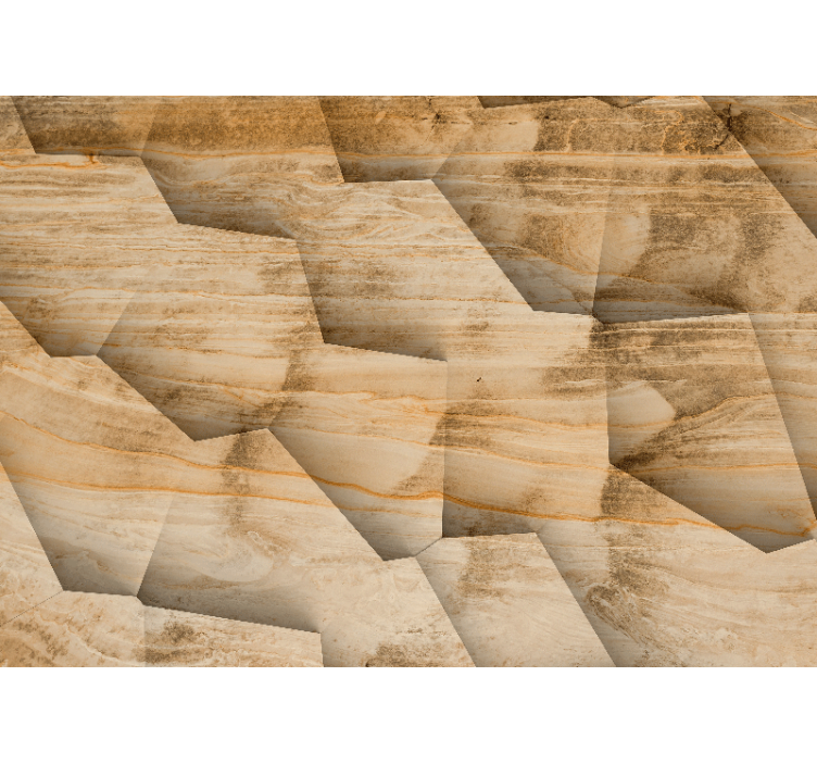 Trä väggpaneler imitation 3d fototapeta - Tenstickers