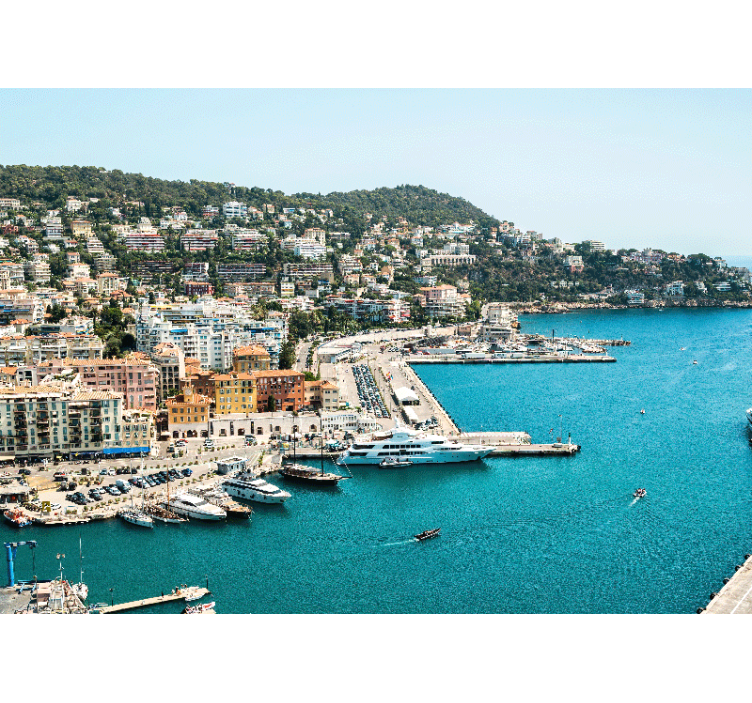 Fototapeter städer och länder kuststadsvy - Tenstickers