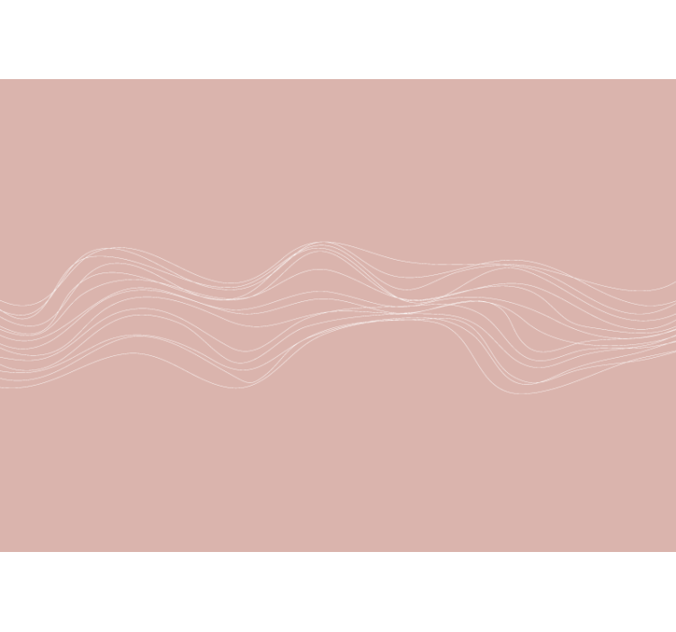 Terrakottavågor abstrakta fototapeter - Tenstickers