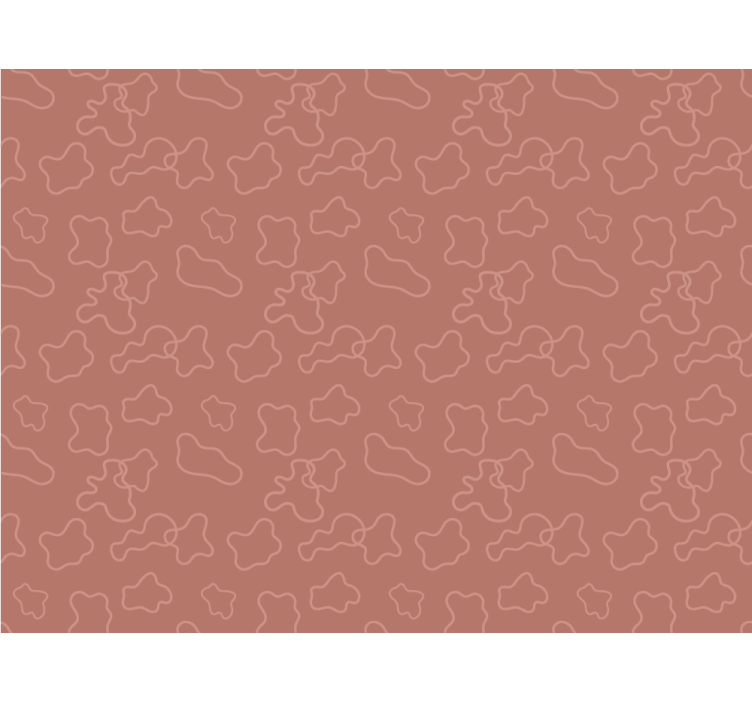 Terrakotta vita cercles abstrakta fototapeter - Tenstickers