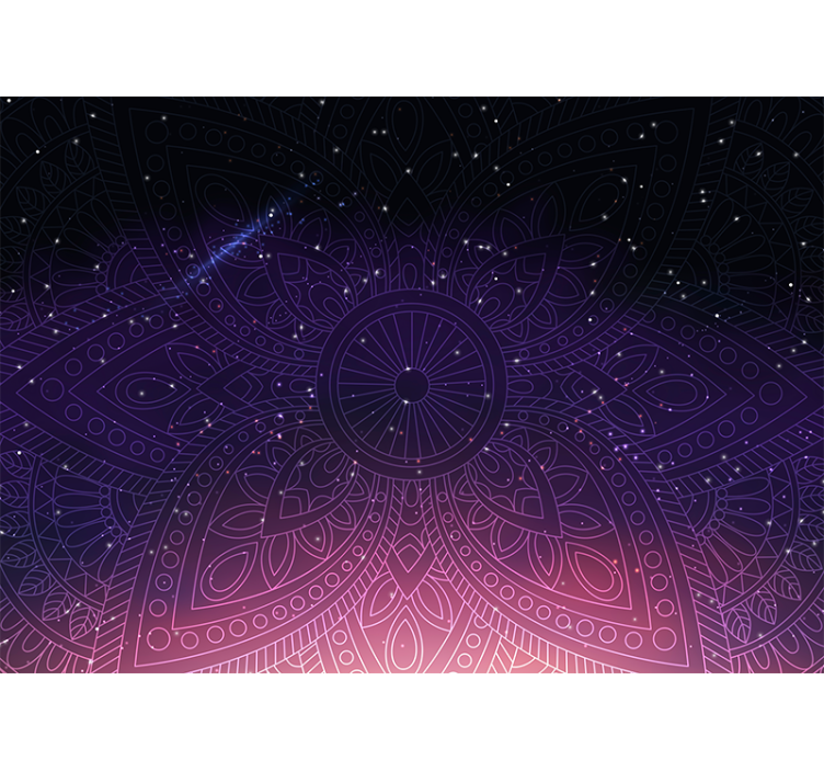 Fototapeter mandala invecklat mandala motiv - Tenstickers