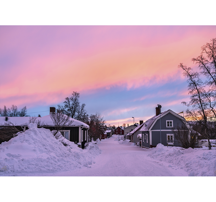 Kiruna landskap fototapeta - Tenstickers