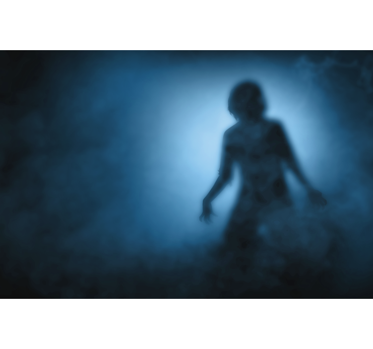 Zombie siluett fototapeta - Tenstickers