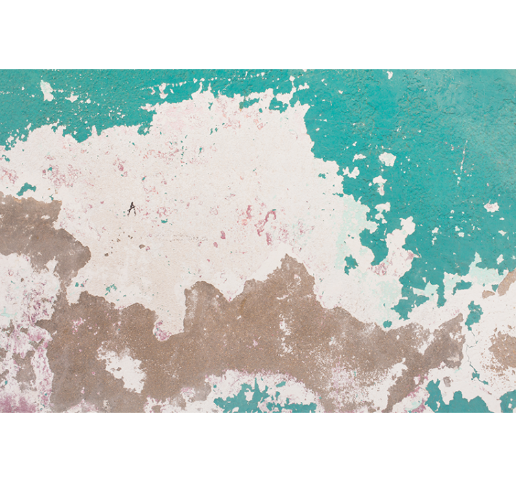 Grungig skalad vägg Fototapeter  - Tenstickers