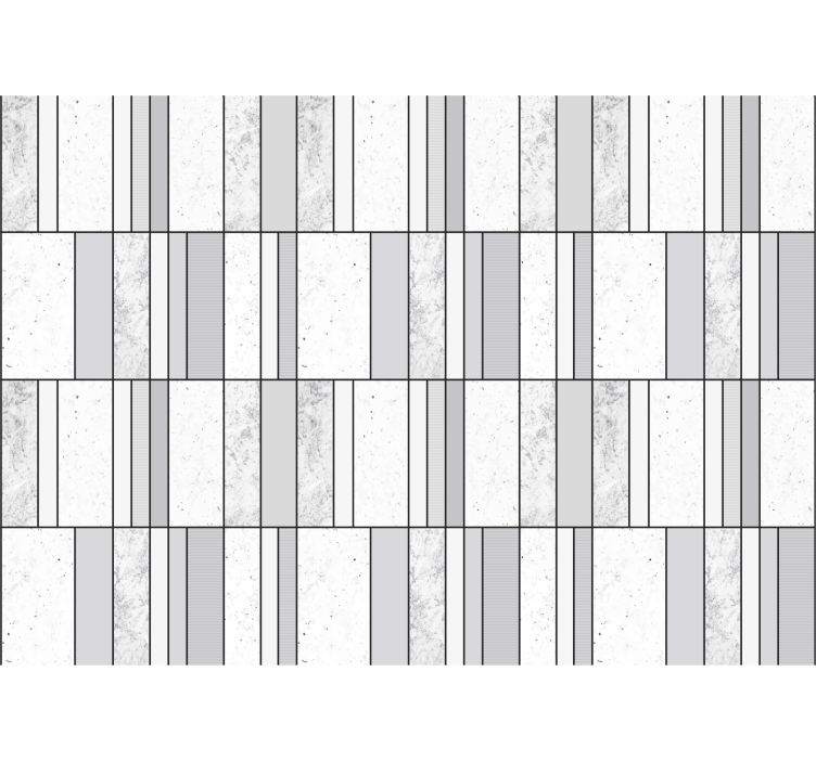 Marmor med svarta linjer Badkar Fototapeter - Tenstickers